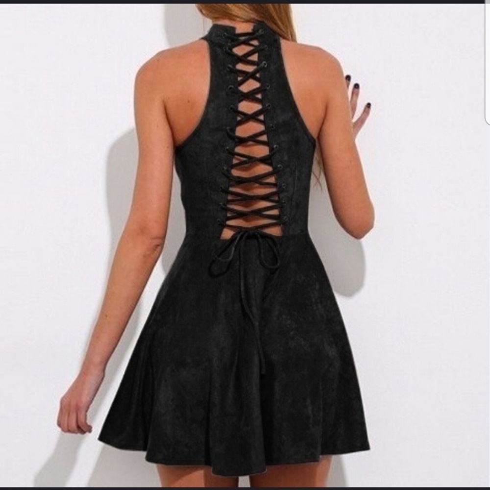 Slimming black dress